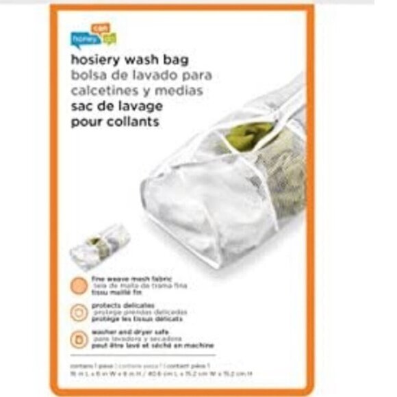 Honey-Can-Do Hosiery Laundry Wash Bags 4 Compartments Zippered 2 Piece Set NEW - Picture 6 of 14